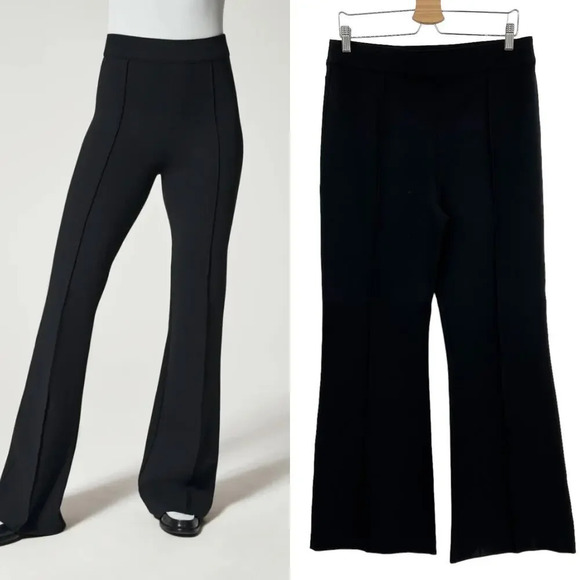 Spanx The Perfect Pant High-Rise Ponte Flare Pants in Black Size XL - Picture 1 of 11